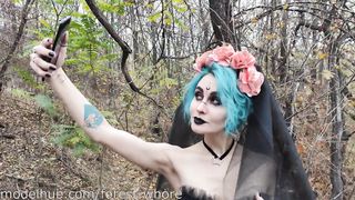 Halloween Cosplayes nőci análba kefélve
