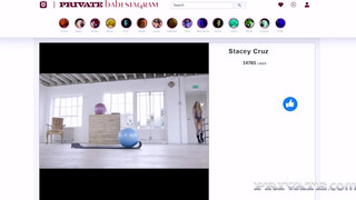 Private com - Stacy Cruz a személyi edzővel szexel