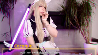 MollyRedWolf - Cosplayes lány pélót szop