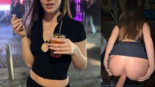 Rendesen megbasztam egy olasz muffot a kocsi mögött a klub előtt